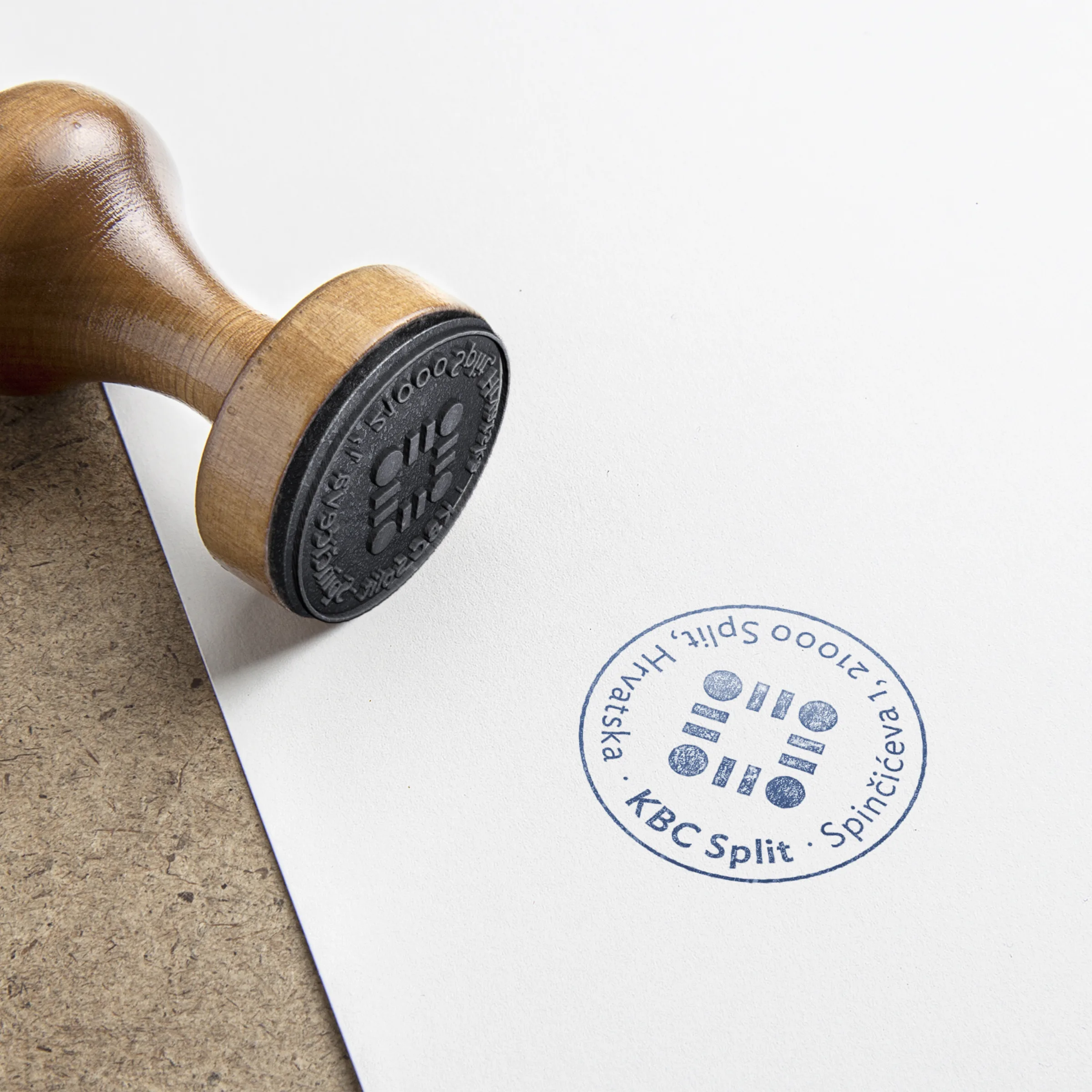 KBC Split  Official Rubber Stamp