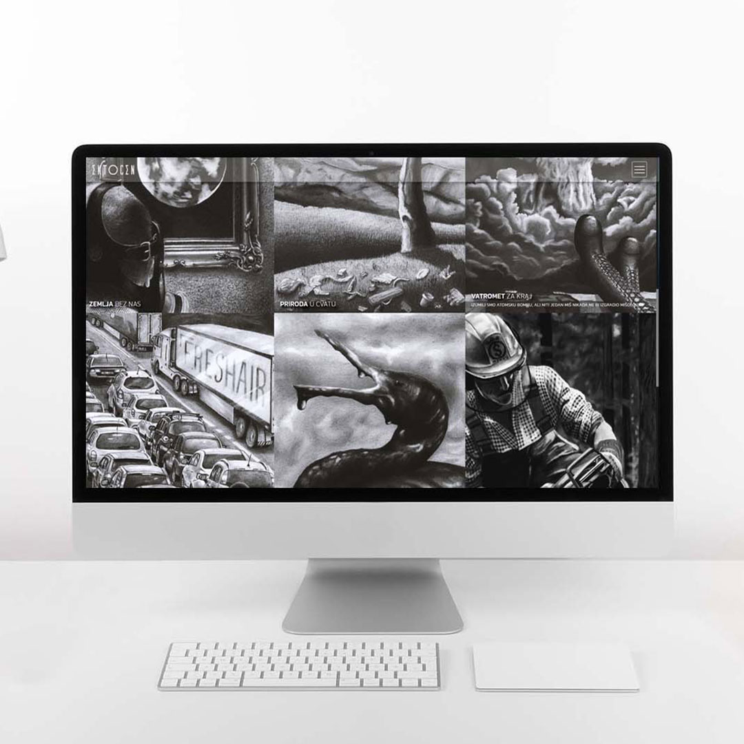 Ektocen  Dark Portfolio Web Design