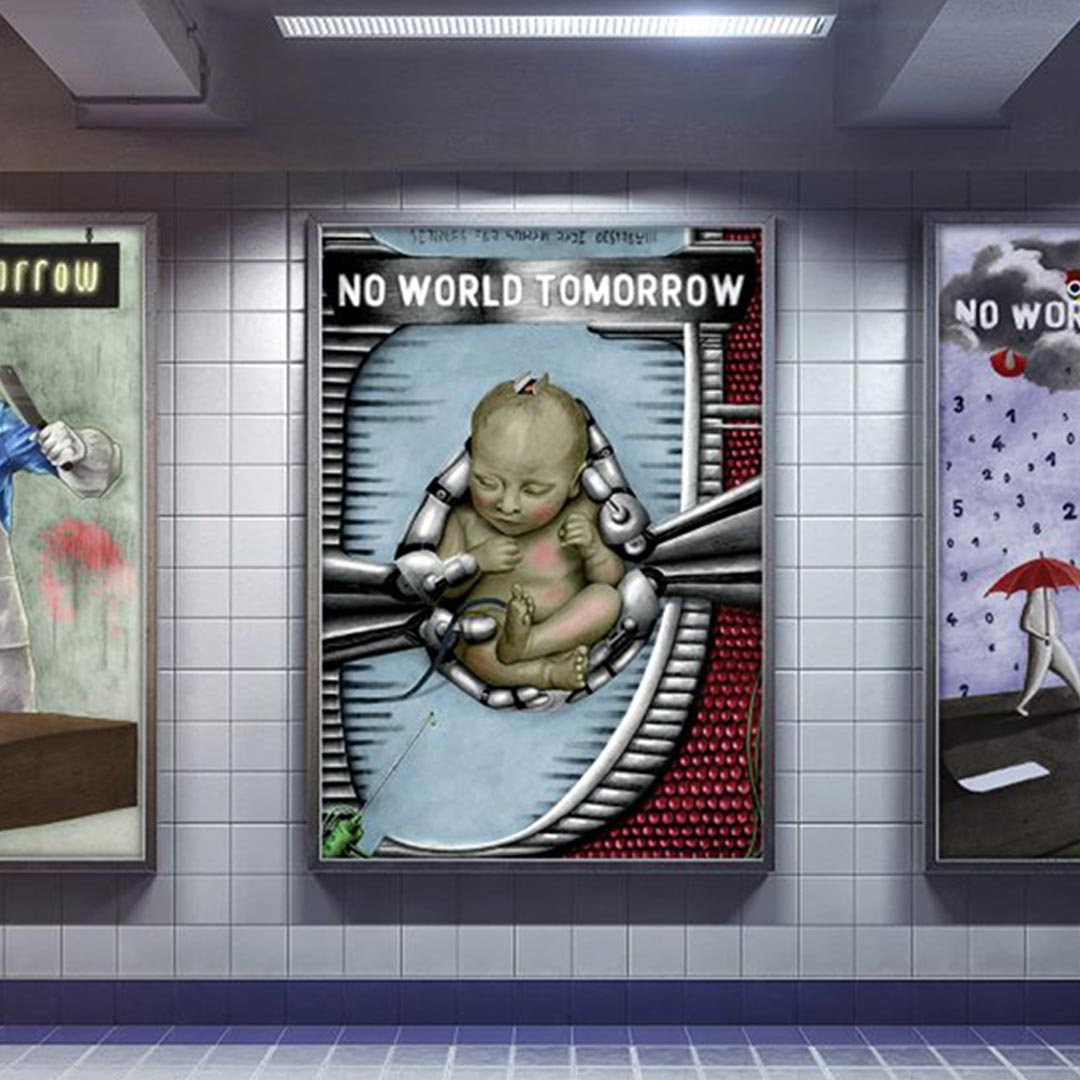 No World Tomorrow  Subway Exhibition